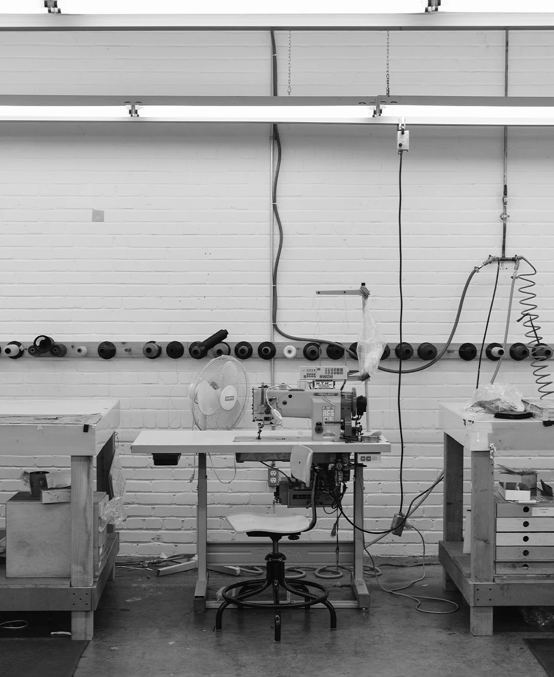 Scout Brand Supply factory — sewing room